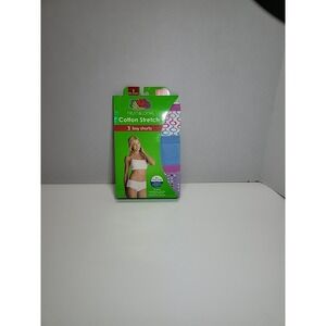 Fruit Of TheLoom Women's 3 Pair Boy Shorts Cotton Stretch Underwear Panties 5 Sm